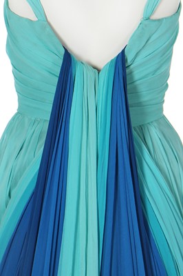 Lot 388 - A Jean Dessès draped chiffon evening gown, 'Silhouette' collection, Spring-Summer 1951