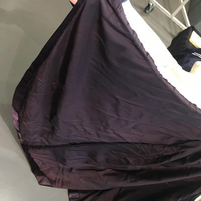 Lot 370 - A Schiaparelli couture velvet evening gown, late 1940s