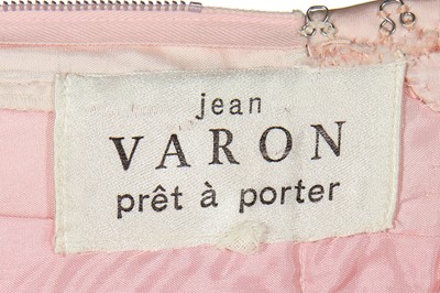 Lot 111 - A Jean Varon pale pink satin evening gown, 1960s