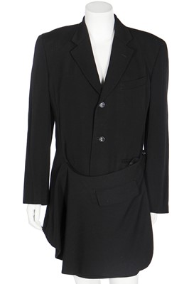 Lot 480 - A Comme des Garçons black wool gabardine jacket, 1994