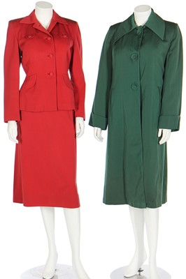 Lot 80 - Three wool suits, late 1940s-early 1950s