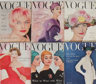 Lot 228 - British Vogue 1956, complete run