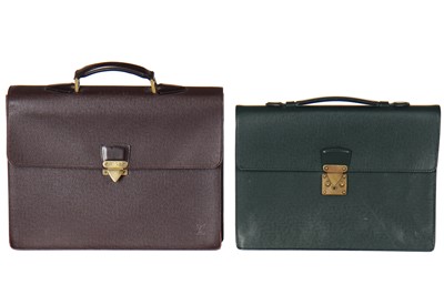 Lot 190 - Two Louis Vuitton Robusto Epi leather briefcases, 1990s