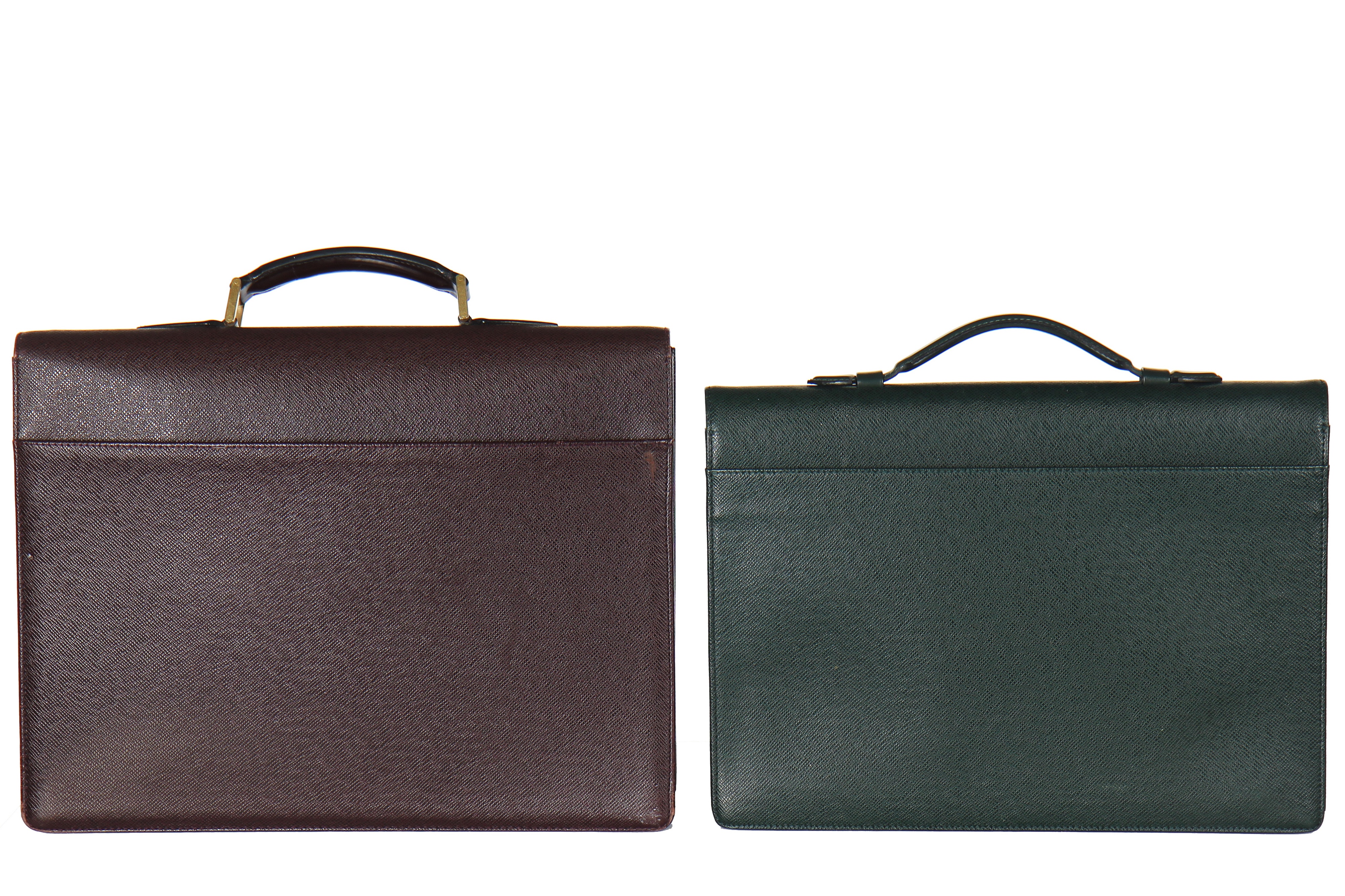 Louis Vuitton Black Epi Leather Robusto 2 Briefcase ○ Labellov