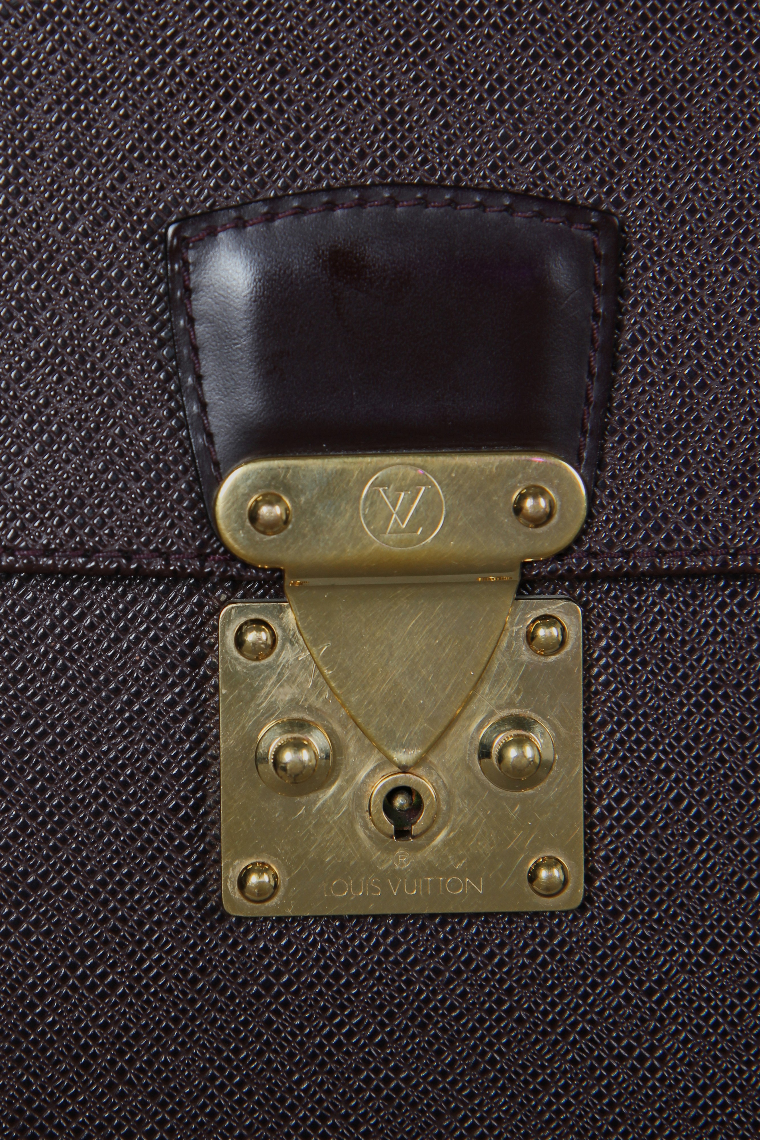 Louis Vuitton Black Epi Leather Robusto 2 Compartment Briefcase
