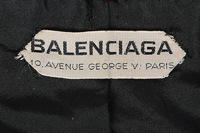 Lot 135 - A rare Balenciaga couture strapwork...