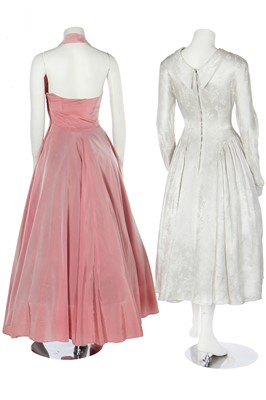 Lot 89 - An embroidered tulle bridal gown, circa 1955