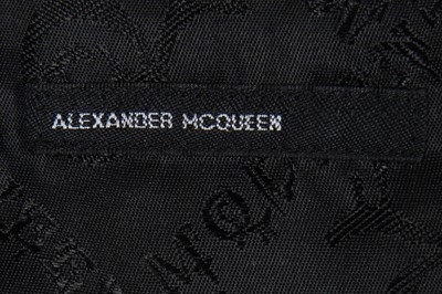 Lot 467 - An Alexander McQueen man's black cashmere coat, 'Joan' collection, Autumn-Winter 1998-99