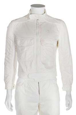 Lot 427 - A good Courrèges men's white polyamide ensemble, circa 1977