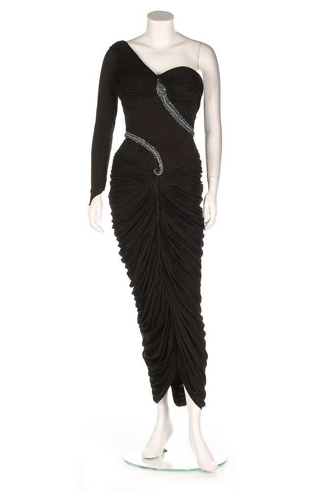 Scorpius black net dress main image 0