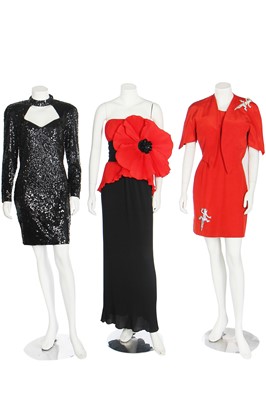 Lot 141 - A group of evening and cocktail wear, 1980s-90s