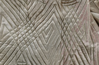Lot 280 - A boy's embroidered olive-green velvet court coat, Indian, late 19th century