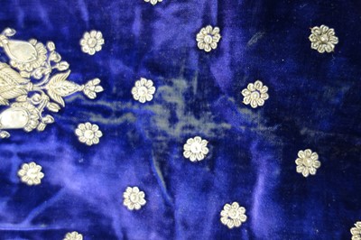Lot 281 - A boy's embroidered velvet waistcoat, Indian, late 19th century