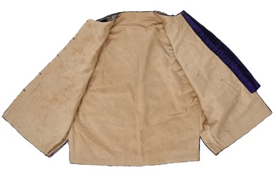 Lot 281 - A boy's embroidered velvet waistcoat, Indian, late 19th century