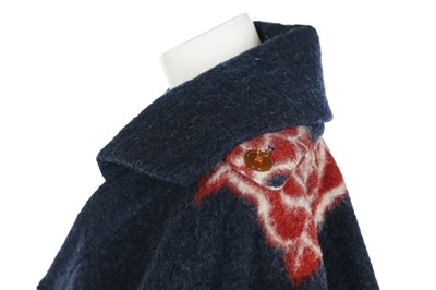 Lot 115 - A Vivienne Westwood wool-blend blanket-cape, 2000s