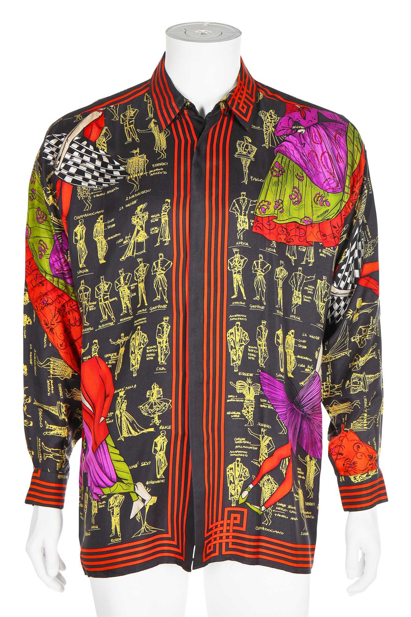 Versace silk shirts, 1992 : r/OldSchoolCool