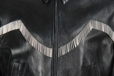 Lot 85 - A Claude Montana lambskin leather jacket, 1991