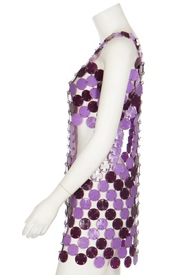Lot 185 - A 'Barbarella' chain-linked plastic mini-dress, 1969