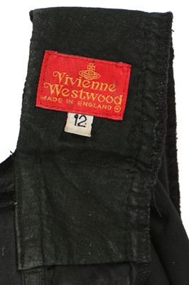 Lot 204 - A Vivienne Westwood metallic-stencilled velvet corset, 'Salon' collection, Spring-Summer 1992