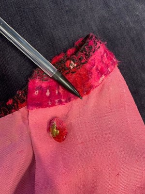 Lot 8 - A Chanel couture shocking-pink tweed suit, Spring-Summer 1966