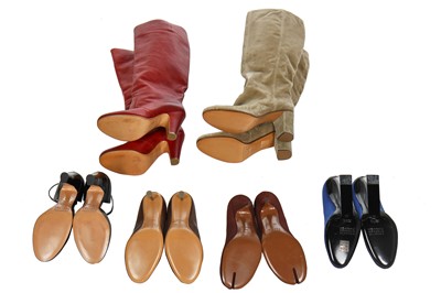 Lot 61 - Four pairs of Margiela shoes, 2000s-2010s
