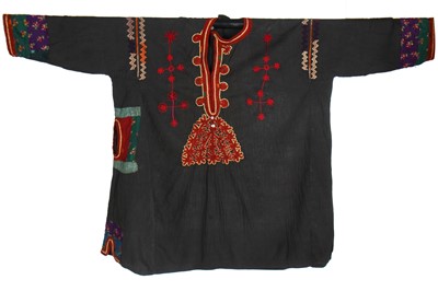 Lot 289 - Three embroidered chapans, Central Asian, 20th century