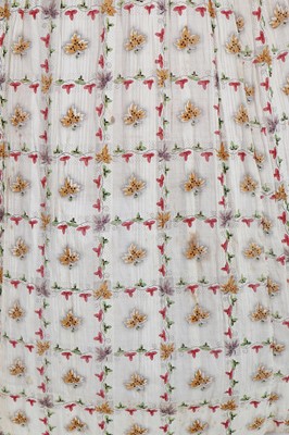 Lot 243 - A printed cotton summer dress, English, circa 1835