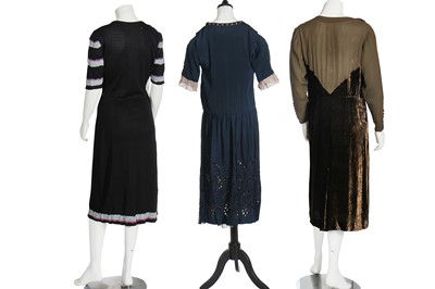 Lot 212 - Nine dinner dresses, 1930s