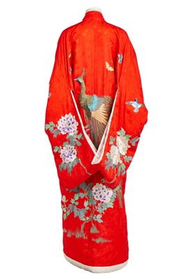 Lot 298 - An embroidered wedding kimono, Japanese, 1930s