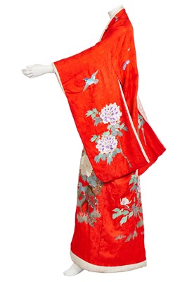 Lot 298 - An embroidered wedding kimono, Japanese, 1930s