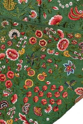 Lot 269 - A fine embroidered shawl, Delhi, India for the European market, circa 1830