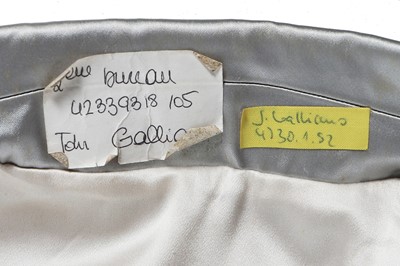 Lot 208 - A rare John Galliano stretch satin jacket, 'Josephine Bonaparte Meets Lolita' collection showpiece, Spring-Summer 1992