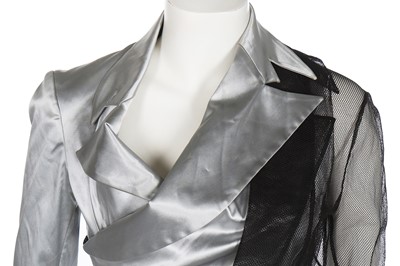 Lot 208 - A rare John Galliano stretch satin jacket, 'Josephine Bonaparte Meets Lolita' collection showpiece, Spring-Summer 1992