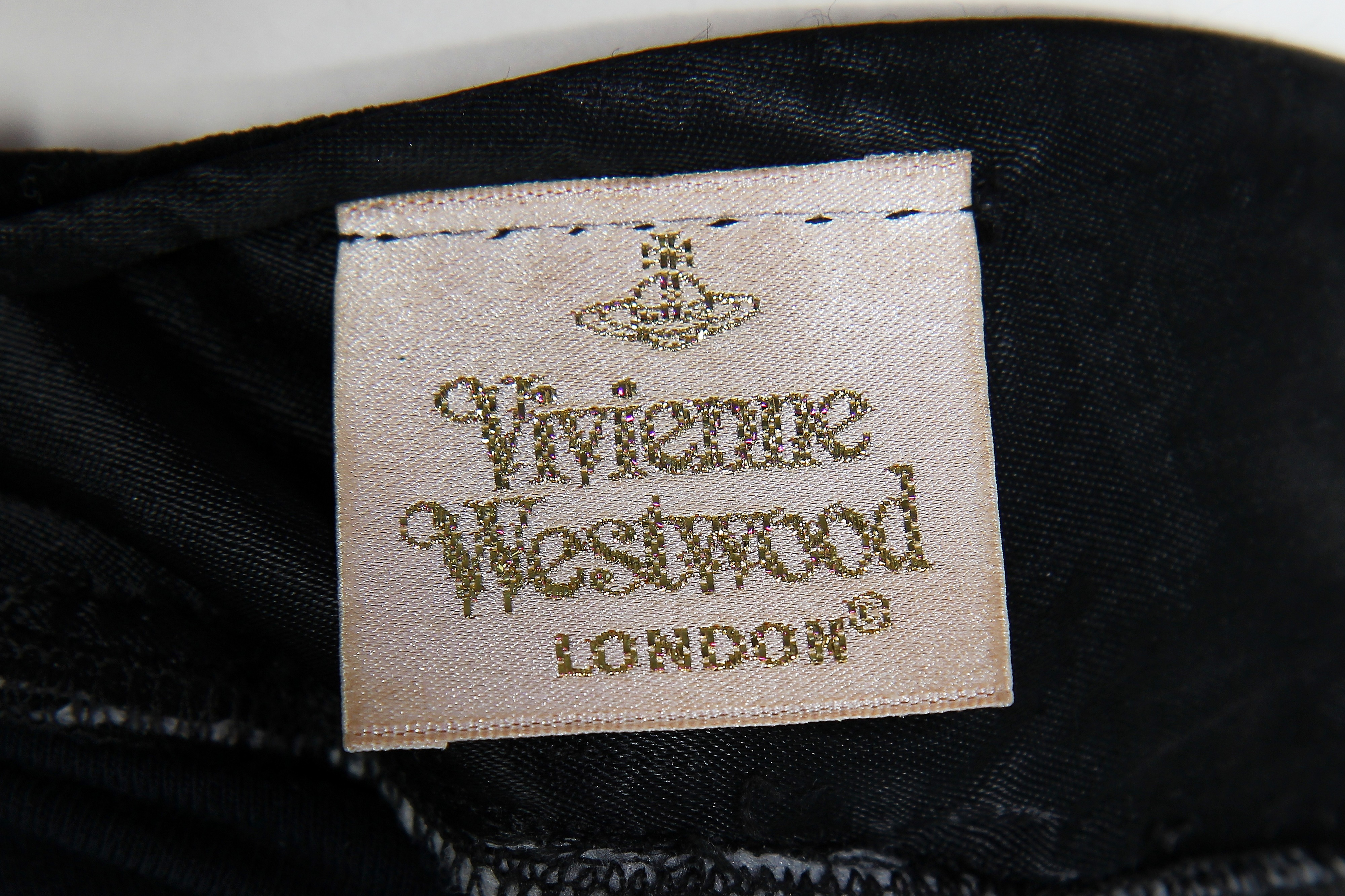 VIVIENNE WESTWOOD 90s Cracked Canvas Corset — Garment