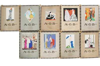 Lot 324 - Art. Goût. Beauté magazine, 'Feuillets De L'Elegance Feminine, Paris', near complete run, 1923