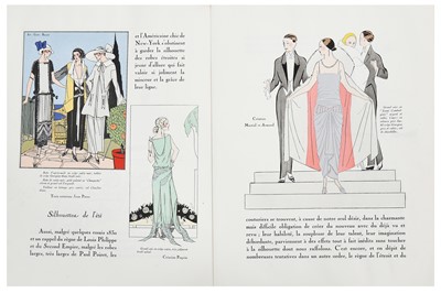 Lot 324 - Art. Goût. Beauté magazine, 'Feuillets De L'Elegance Feminine, Paris', near complete run, 1923