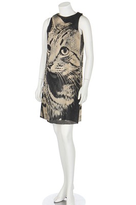 Lot 187 - A Harry Gordon disposable paper 'Cat' dress, 1968