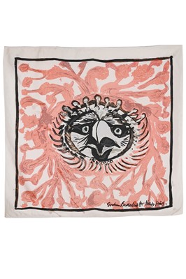 Lot 184 - A Graham Sutherland for Hardy Amies printed silk square, circa 1960