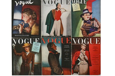 Lot 348 - British Vogue, complete run, 1943