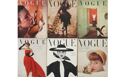 Lot 355 - British Vogue, complete run, 1950