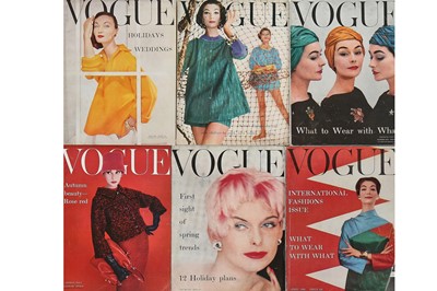 Lot 361 - British Vogue, complete run, 1956