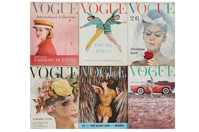 Lot 364 - British Vogue, complete run, 1959