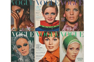 Lot 371 - British Vogue, near-complete run, 1967 and miscellaneous 1966