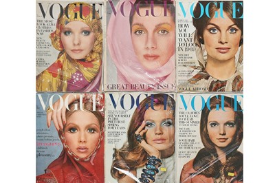 Lot 373 - British Vogue, complete run, 1969