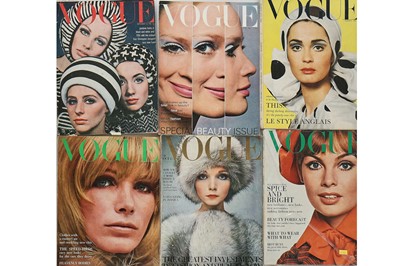 Lot 374 - British Vogue, miscellaneous issues, 1960-69