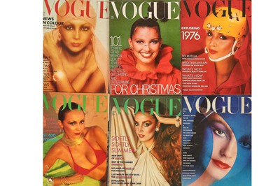 Lot 436 - British Vogue, complete run, 1976