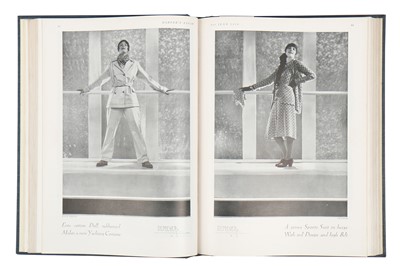 Lot 271 - Bound volumes of Harper’s Bazaar, American, 1915 to 1929, including complete runs