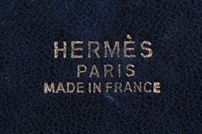 Lot 3 - An Hermès black epsom leather Bolide bag, 1993