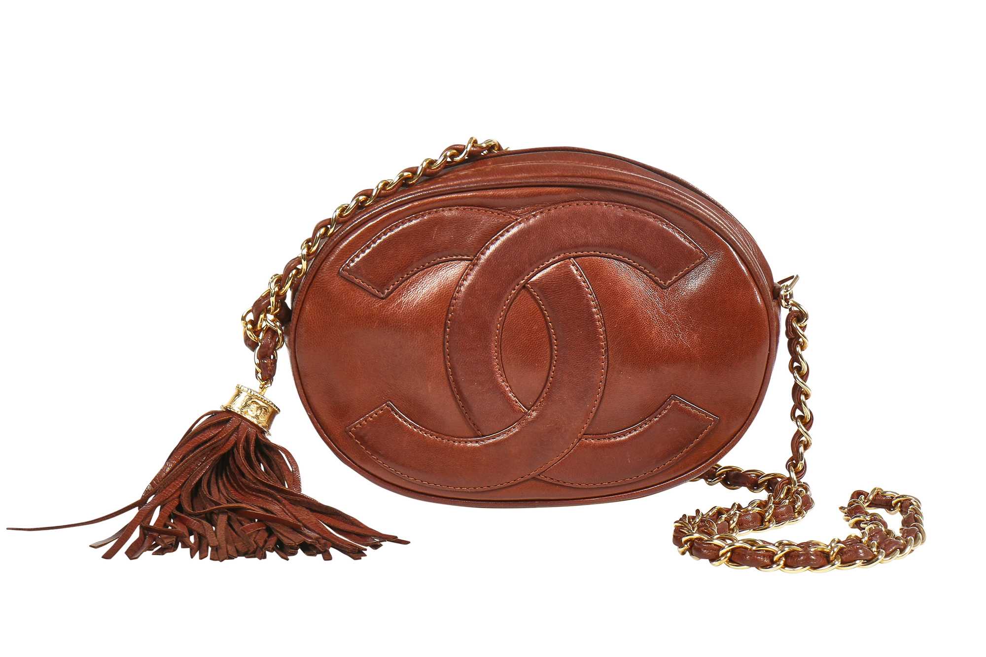 Chanel 1980's Oval Clutch