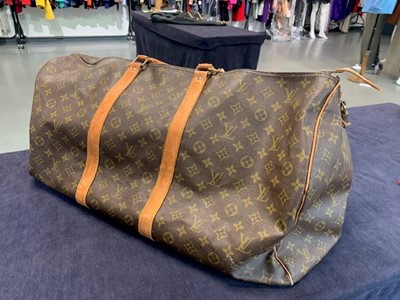 Lot 42 - A Louis Vuitton monogrammed leather holdall, 1980s